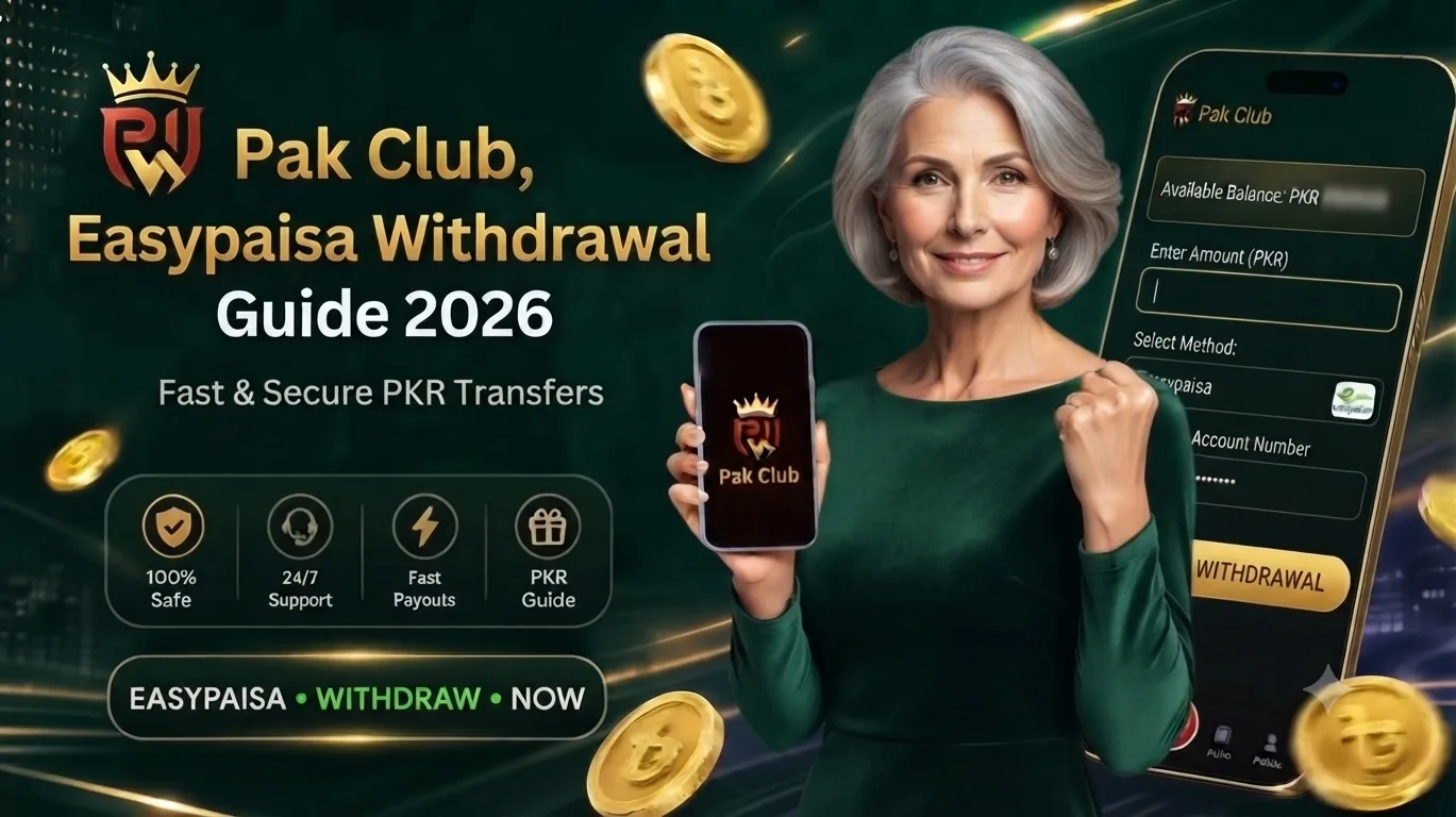 Pak Club Easypaisa withdrawal guide step by step PKR cash out Pakistan 2026