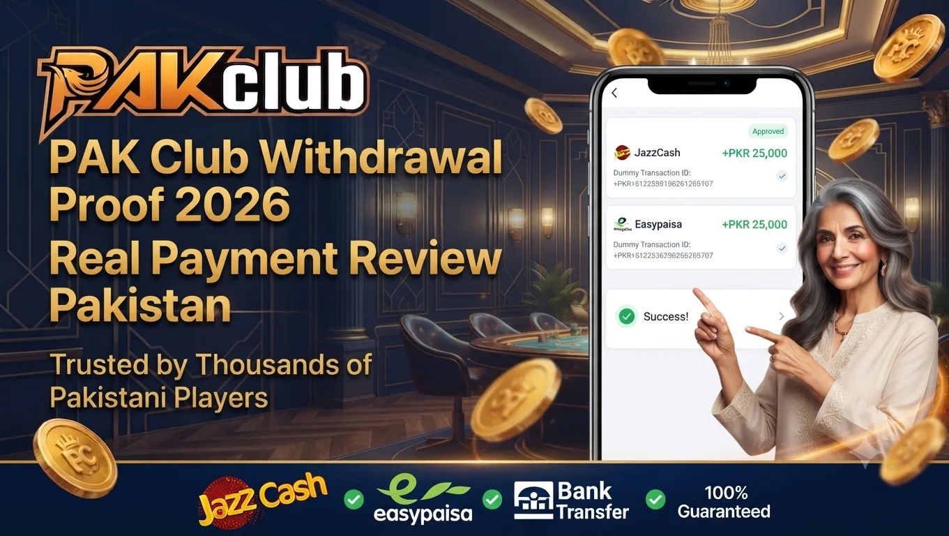 Pak Club Withdrawal Proof 2026 | Real Payment Review Pakistan